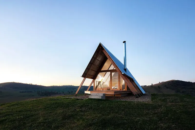 A-Frame Cabins: Collapsible Classics