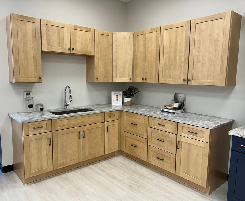 Classic shaker-style cabinetry