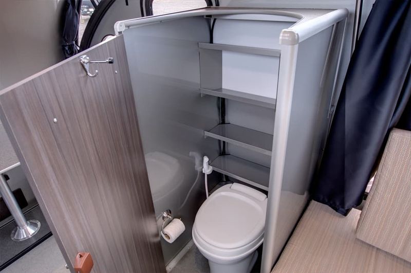 How To Turn A Teardrop Trailer Into A Cozy Mobile Home In 12 Steps - Decor Hint Bathroom Considerations