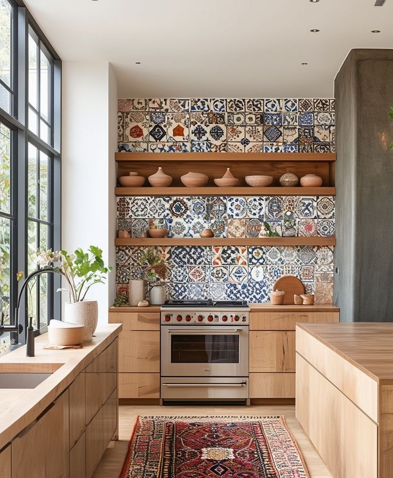 Clashing Backsplash