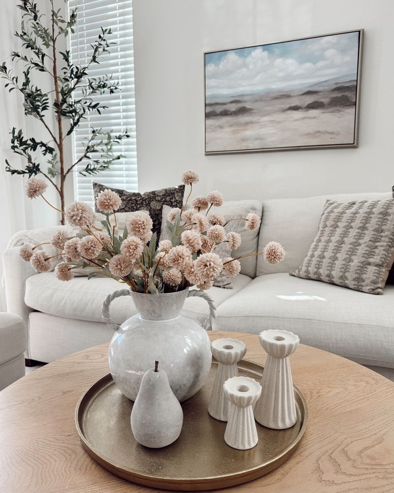 These 18 Spring Home Decor Picks Instantly Cheer Up Any Room Starting at $10 - Decor Hint Brass Footed Tray