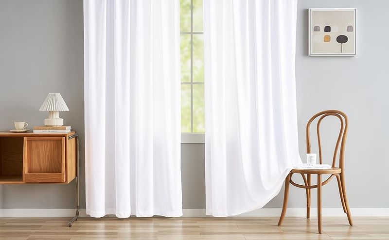 7 Curtain Colors Designers Say Are Officially Out Of Style In 2025 Projects + 7 They're Replacing Them With - Decor Hint Out: Pure Bright White Curtains