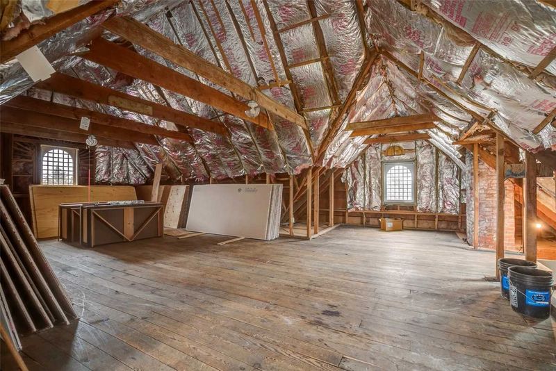 17 Must-See Photos Of An 1888 Queen Anne Home In Little Rock - Decor Hint Attic with Exposed Beams