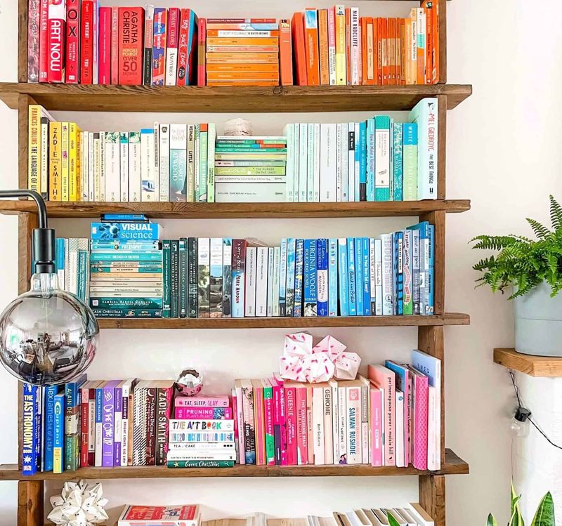 16 Tiny Touches That Transform A Room - Decor Hint Colorful Book Stacks