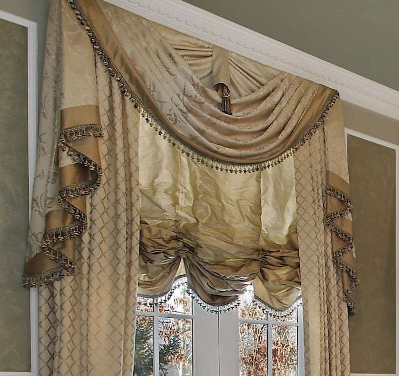 I've Seen These 10 Outdated Decor Choices Again And Again And These 5 Are The Worst Offenders - Decor Hint Heavy Swag Curtains