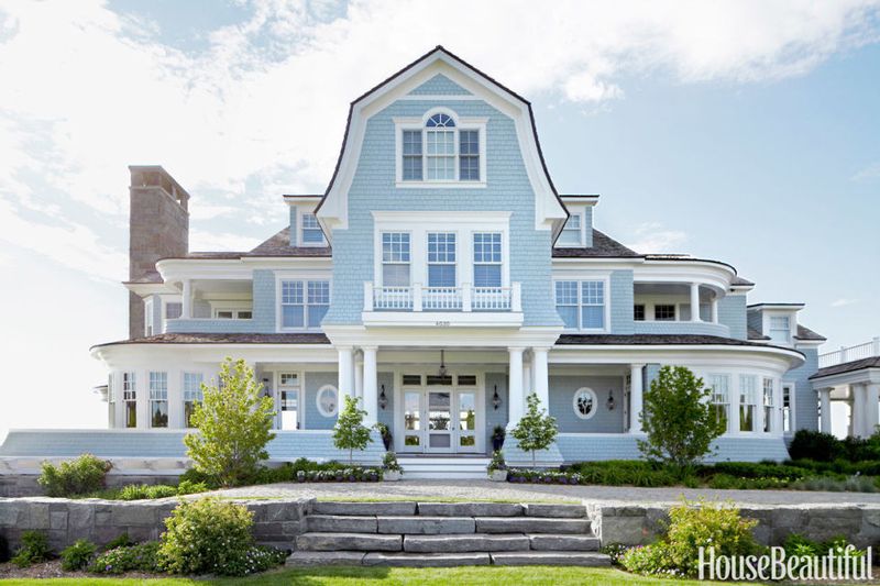 8 Exterior Paint Color Trends Boosting Curb Appeal In 2025, Plus The Exact Shades To Try - Decor Hint Coastal-Inspired Aqua