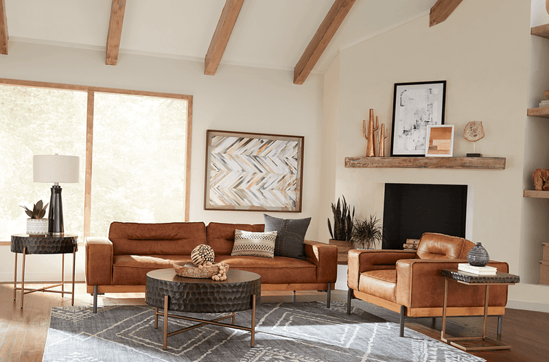Austin Meets The South 12 Decor Features That Bring Regional Flair Indoors - Decor Hint Weathered Leather Seating