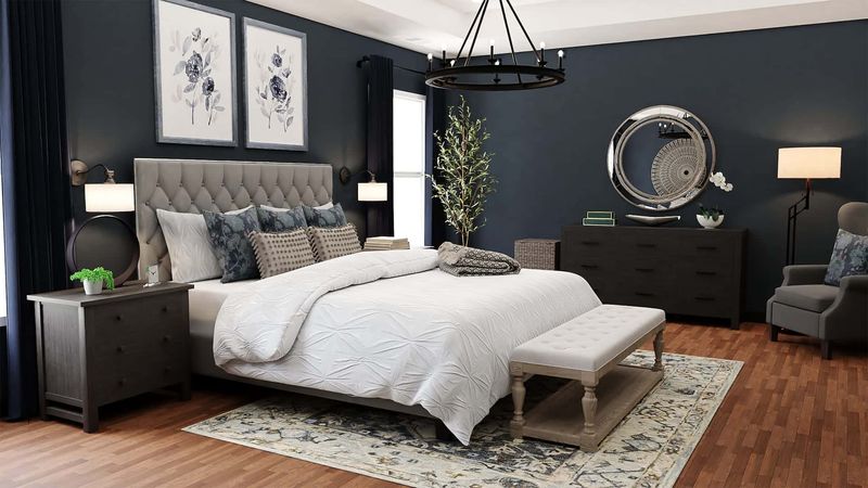 Russian Imperial Bedroom Accent Wall