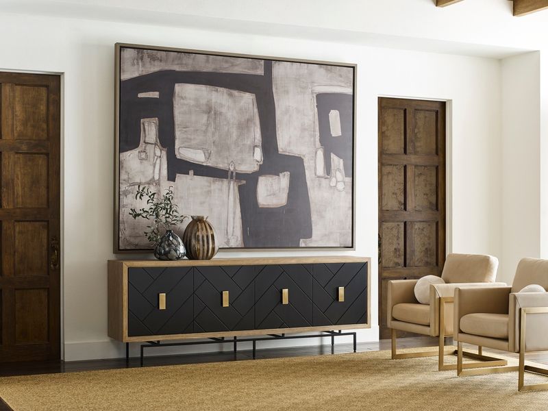 20 Modern Living Room Ideas That Feel At The Cutting Edge Of Design, Yet Still Soft And Inviting - Decor Hint Oversized Art Creates Focal Points