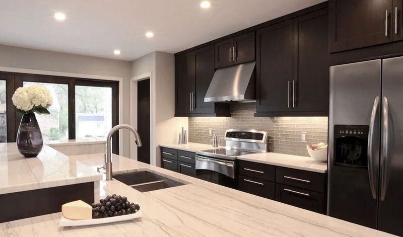 7 Kitchen Colors That Are Officially Out In Rockford Homes + 4 That Were Never Truly In Style - Decor Hint Dark Chocolate Brown