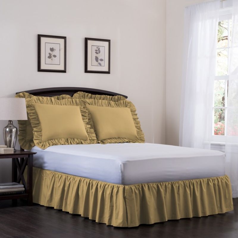 Boomer Home Makeover What To Toss (8 Things) And What To Treasure (9 Gems) - Decor Hint Ruffled Bed Skirts (toss)