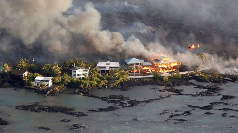 Homes in Lava Flow Hazard Zones