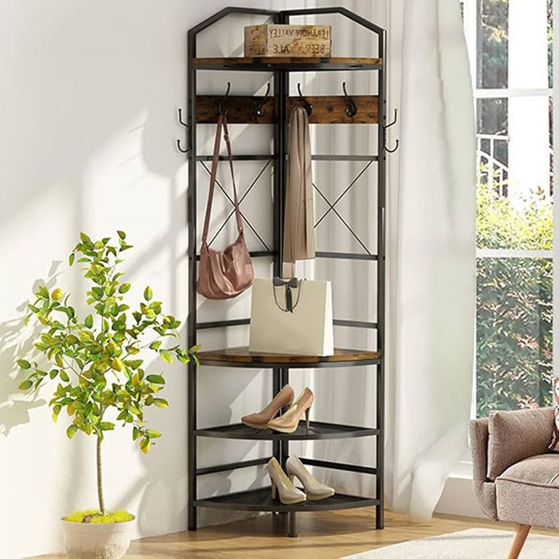 25 Corner Solutions That Turn Dead Space Into Your Favorite Spot - Decor Hint Corner Coat Rack
