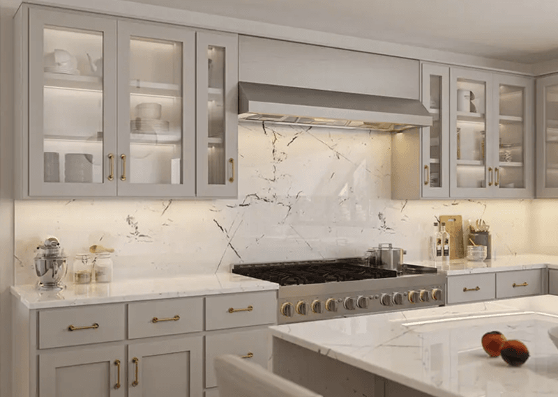 3 Kitchen Colors Carlsbad Designers Recommend (And 5 More Shades To Consider) - Decor Hint Misty Gray