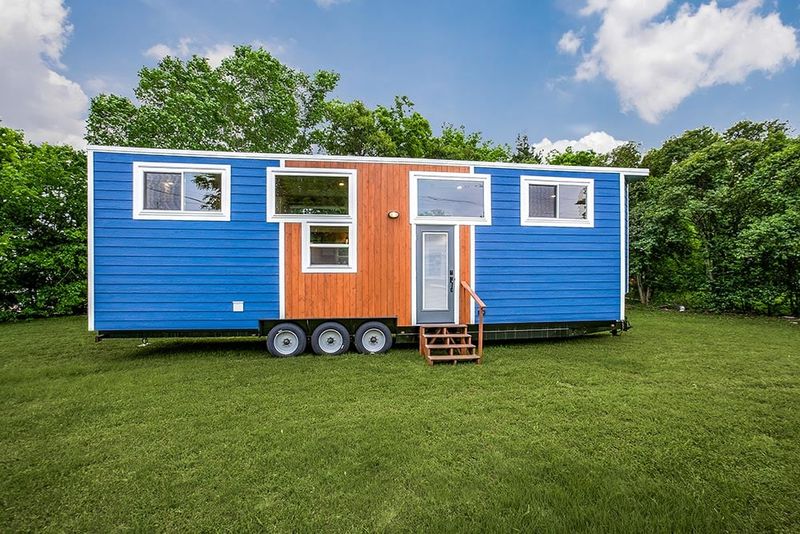 22 Coolest Tiny Homes On Wheels Cruising Around Texas - Decor Hint Double-Axle Family Tiny