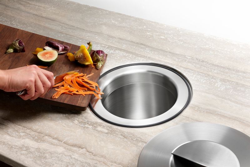 29 Innovative Kitchen Designs Everyone Will Copy Next Year - Decor Hint Dedicated Composting Systems