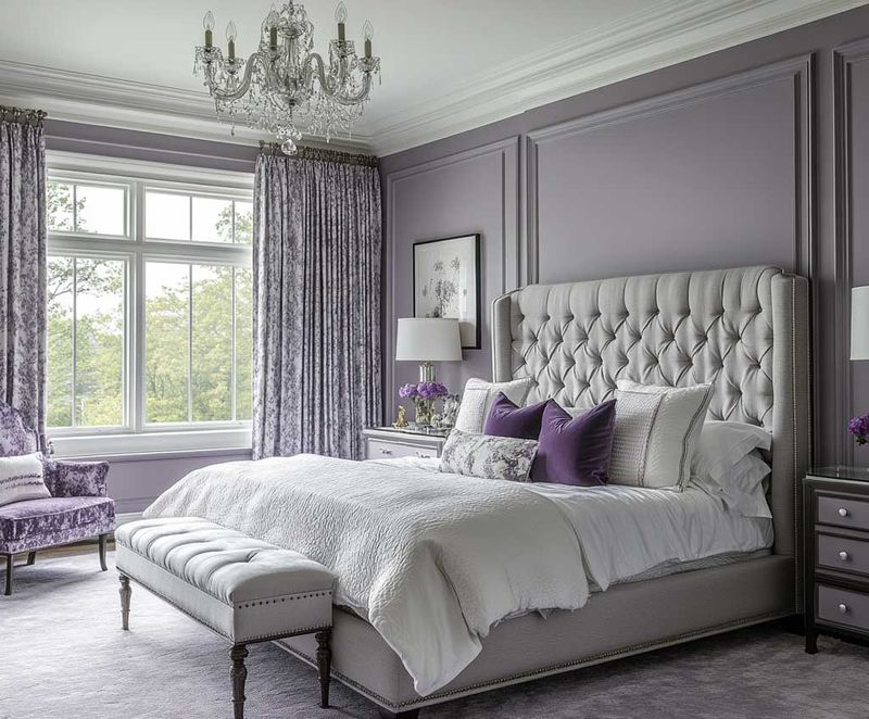 17 Colors Interior Designers Always Tell Clients To Use In A Bedroom - Decor Hint Pale Lavender