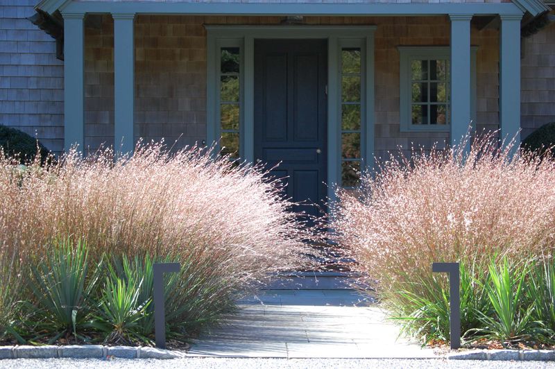 13 Landscaping Ideas To Boost Your Curb Appeal And Make A Lasting Impression - Decor Hint Create Living Borders With Ornamental Grasses