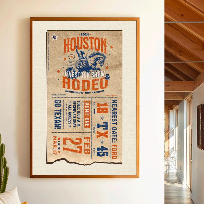 13 Nostalgic Texas Decor Trends You Rarely See Outside The South - Decor Hint Vintage Rodeo Posters