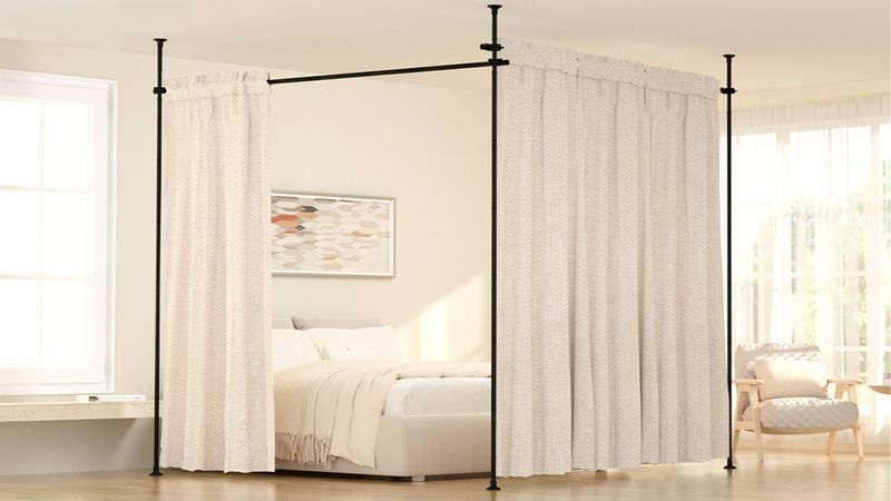 Tension Rod Room Dividers