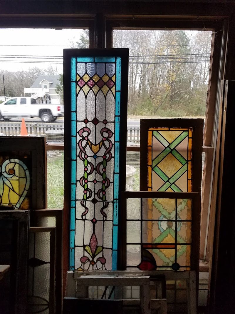 The antique doors mantels and stained glass worth the trip alone