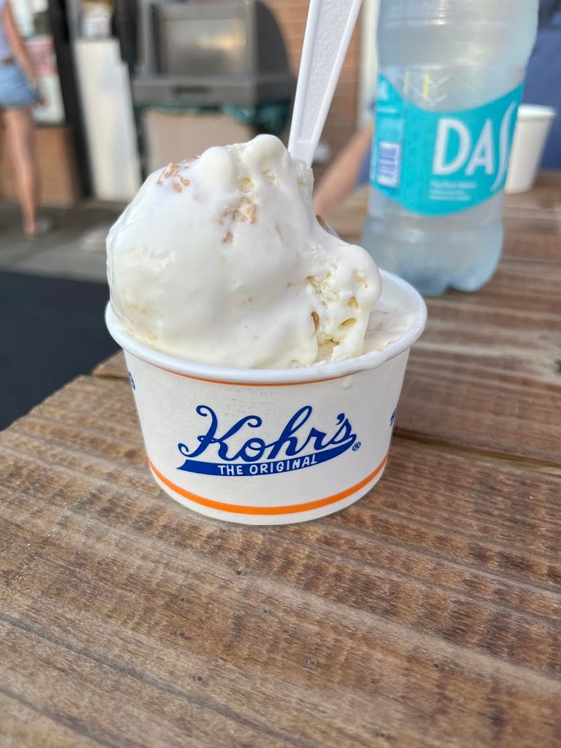 Kohr&rsquo;s frozen custard, especially the orange-and-vanilla twist