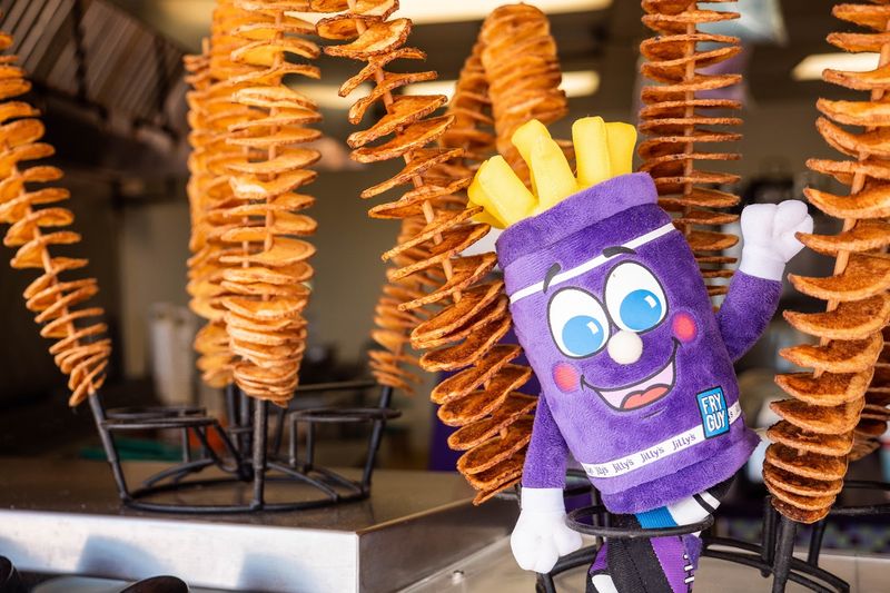 Tornado potatoes from JiLLy&rsquo;s French Fry Factory in Ocean City
