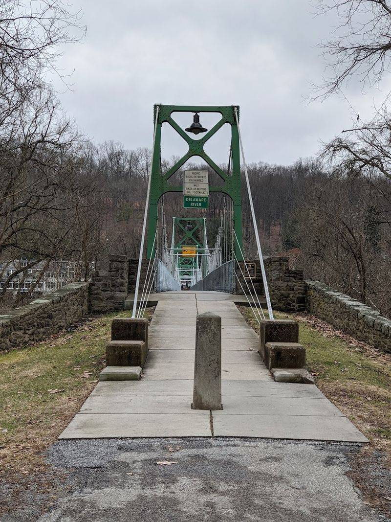 The Roebling Bridge That Connects Two States on Foot