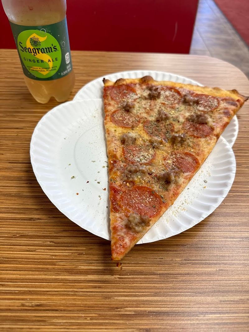 Oversized boardwalk pizza slices in Seaside Heights