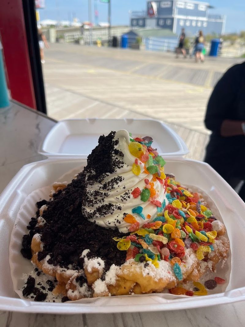 Funnel cake on the Atlantic City Boardwalk