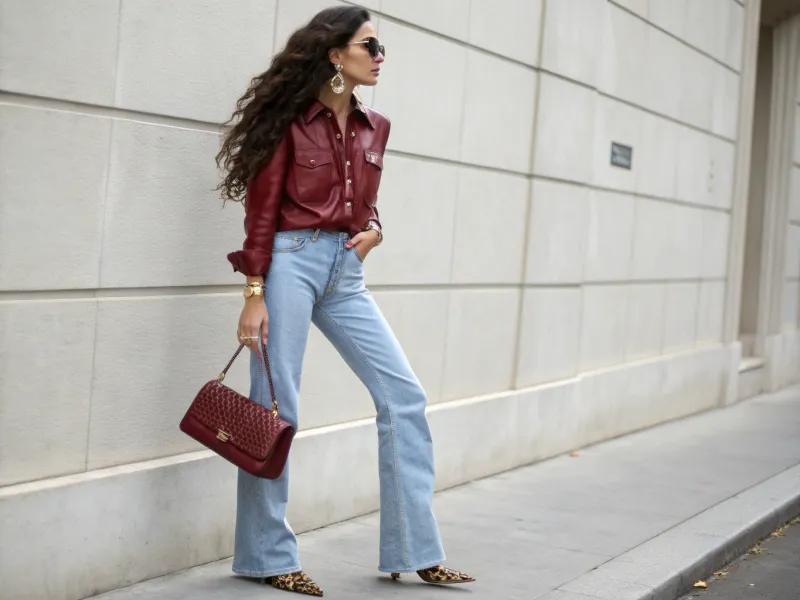 Burgundy & Dusty Blue