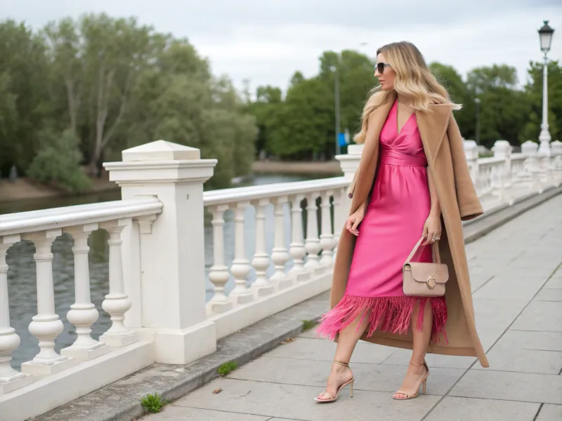 Camel & Hot Pink
