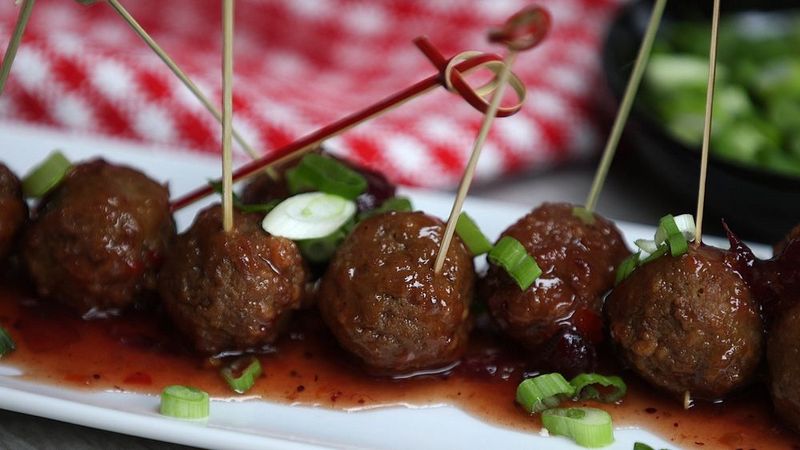 Meatballs on Toothpicks