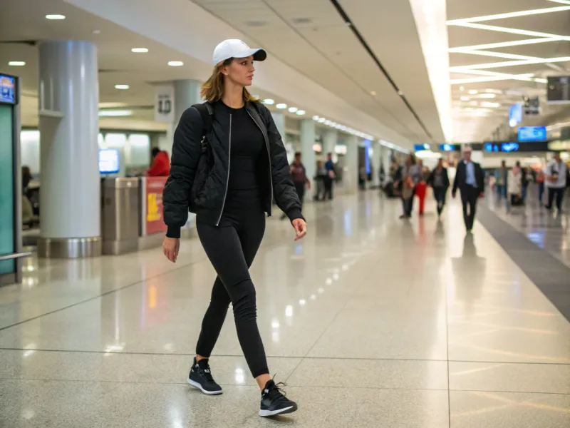 Sporty Sophistication: Monochrome Outfit + Baseball Cap