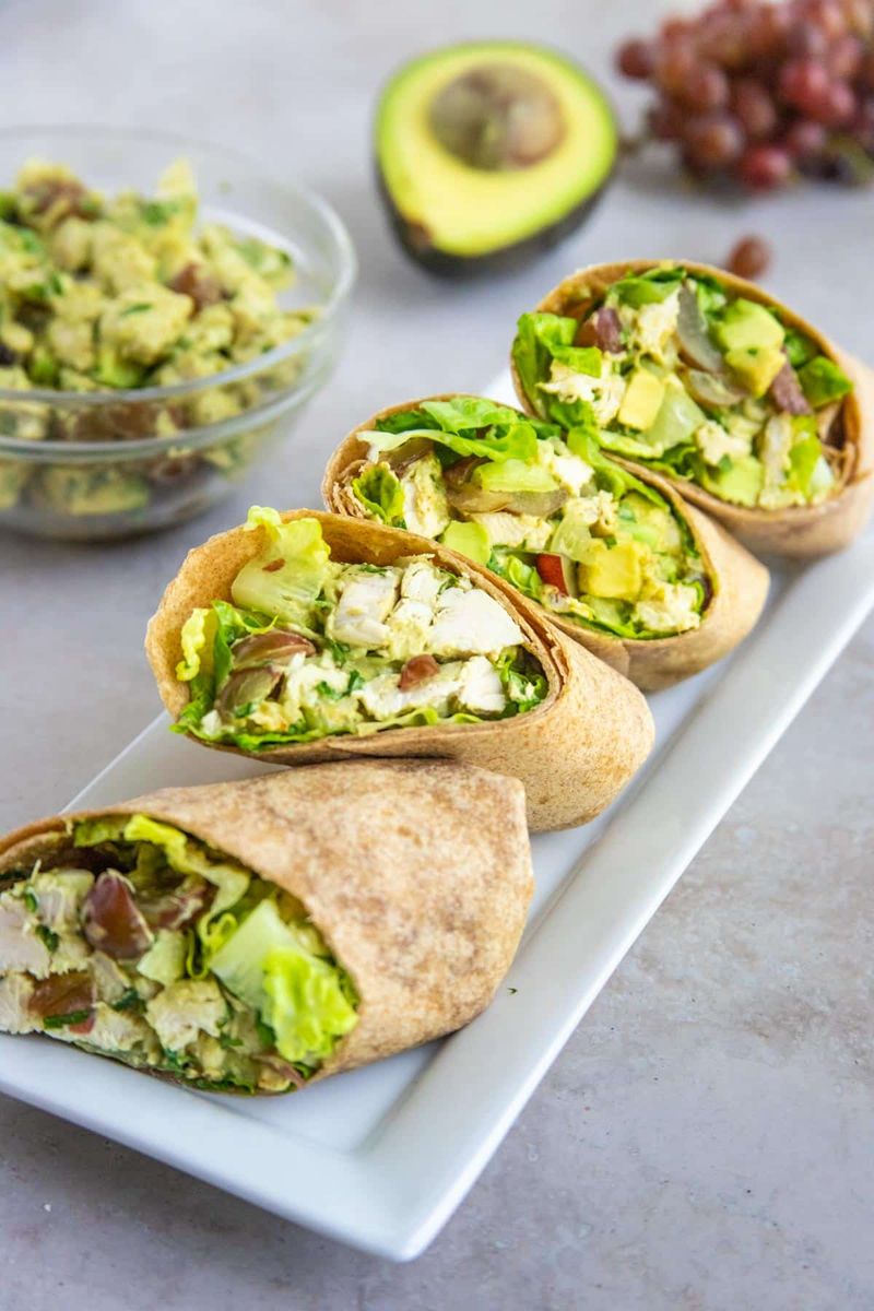 Creamy Avocado Energy Wraps