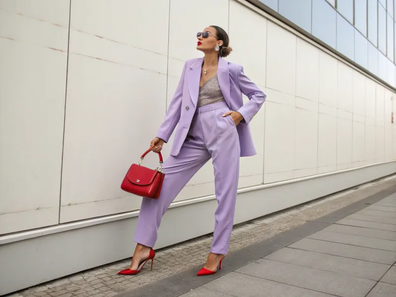Lavender & Red