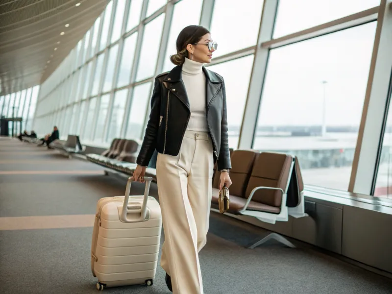 Sophisticated Neutrals: Beige, White and Black Layers