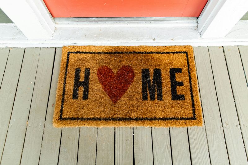 Custom Stenciled Floor Covering