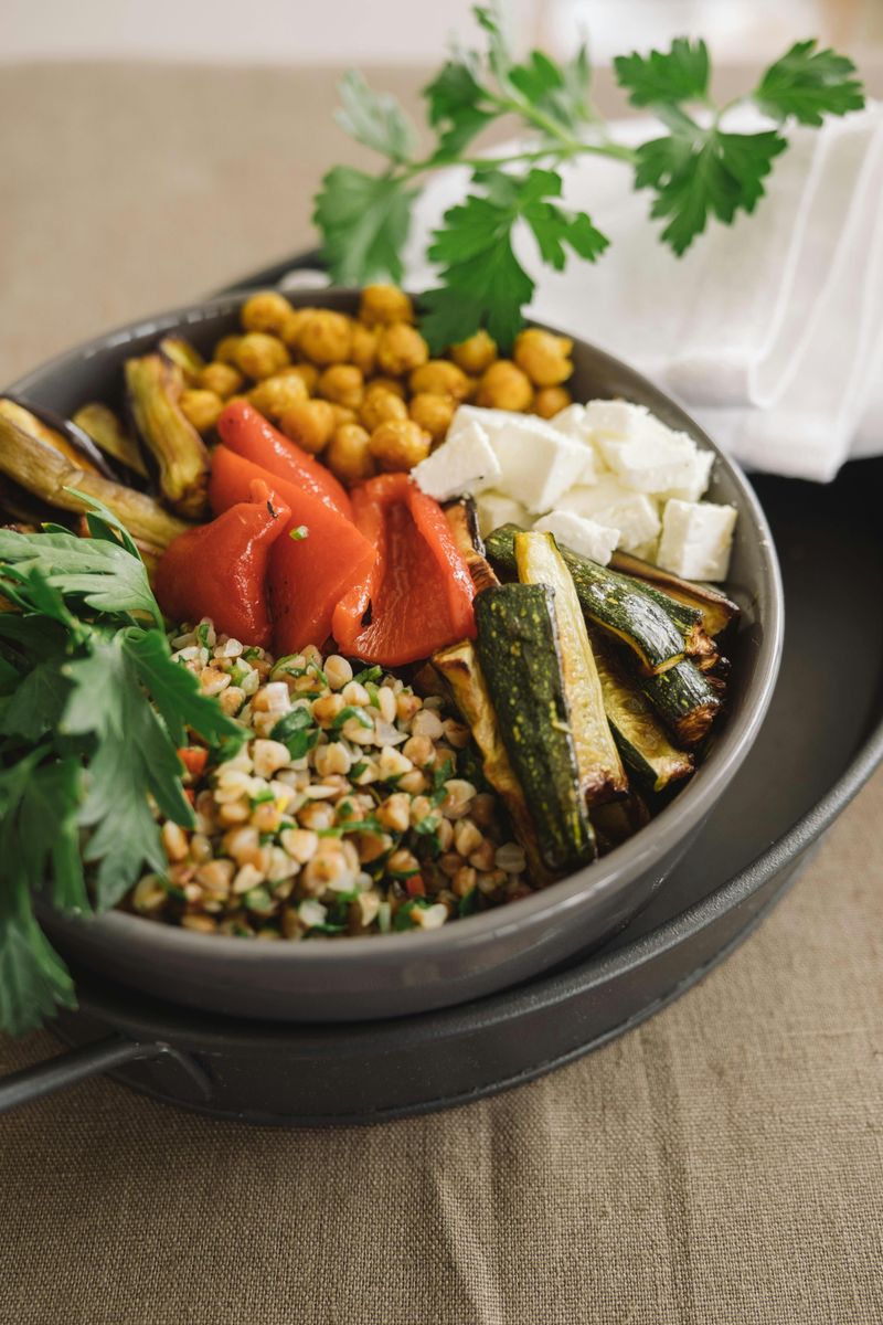 Mediterranean Chickpea Bake