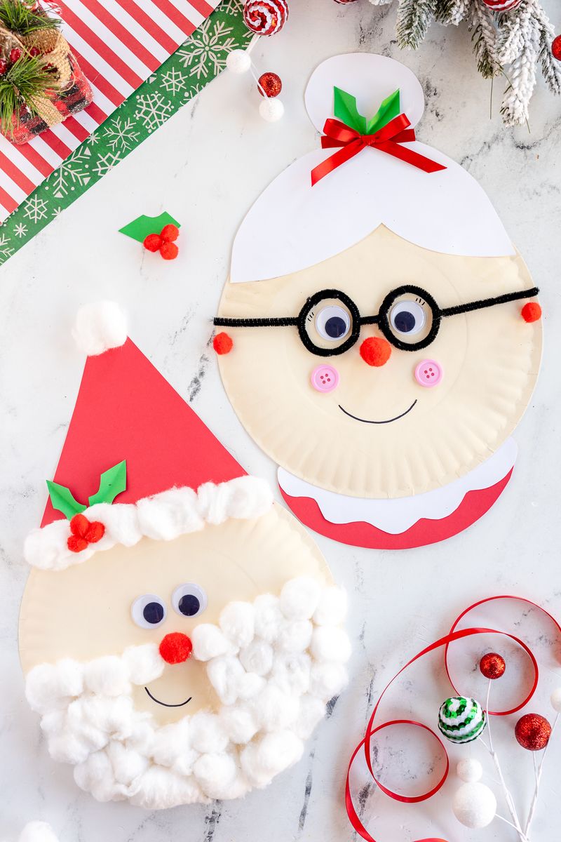 Santa Claus Paper Plate