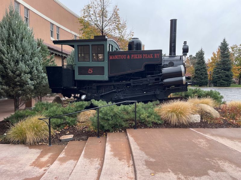 The setting near The Broadmoor adds to the old-world mood