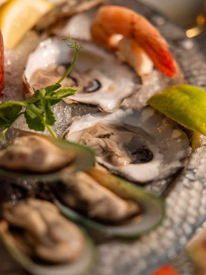 Seafood Situation: Cold Shrimp, Mussels, and Salmon