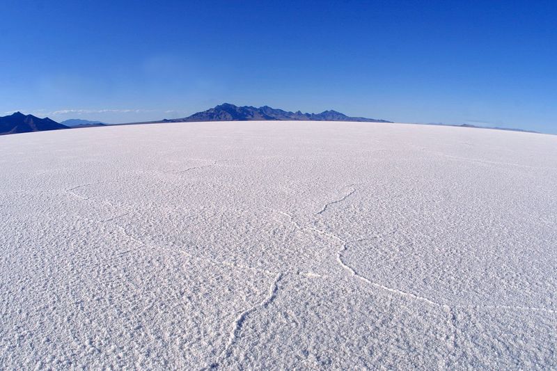 The Bonneville Salt Flats, Utah