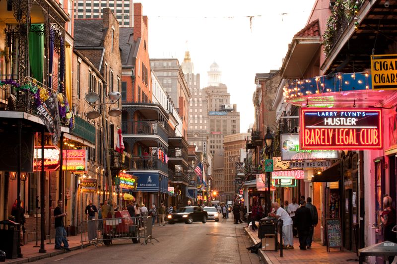 Bourbon Street, Louisiana