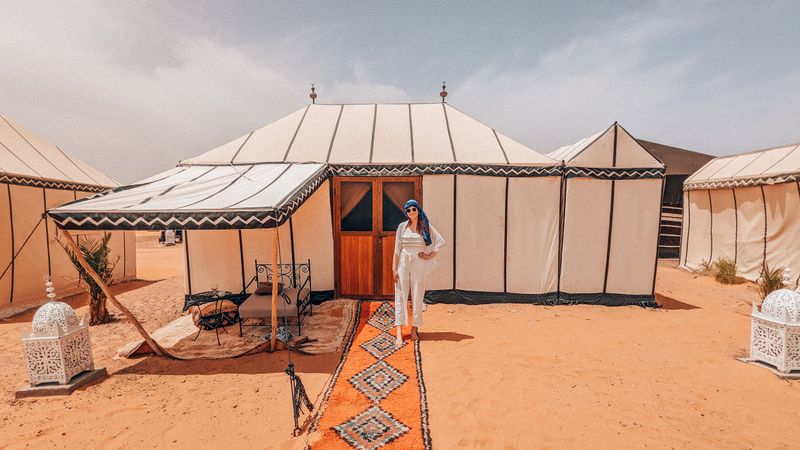 Glamping in the Sahara Desert