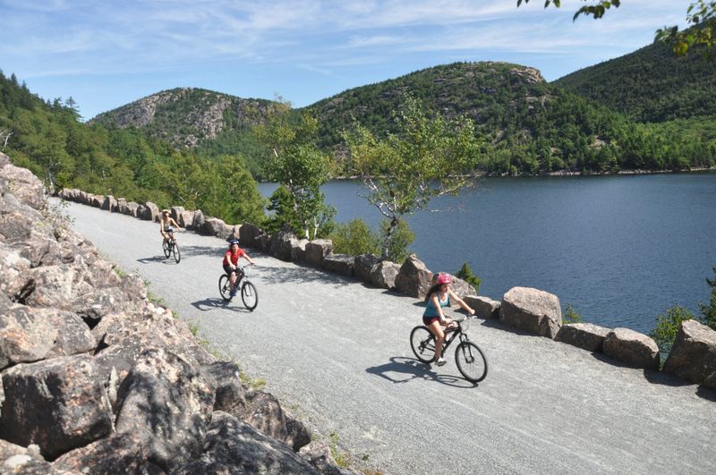 Maine’s Acadia National Park Cycling