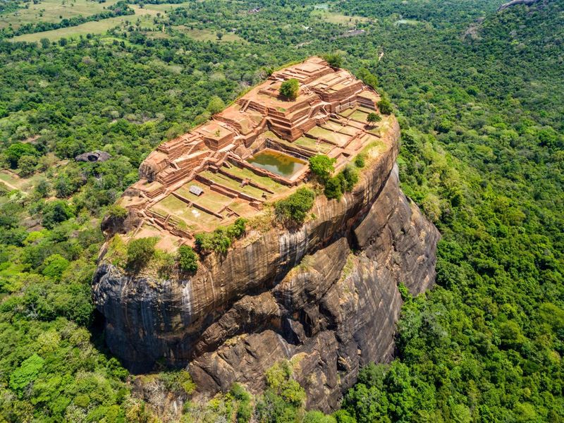 The Sigiriya Rock Fortress, Sri Lanka