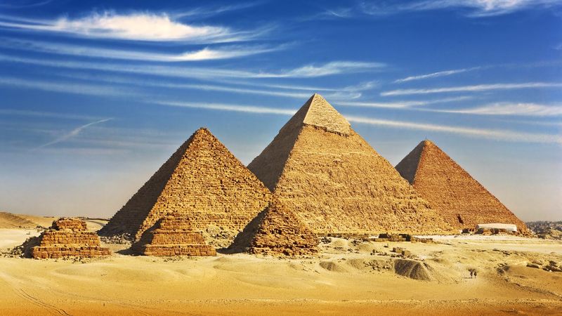 The Pyramids of Giza, Egypt