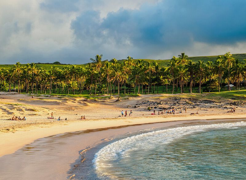 Anakena Beach, Easter Island