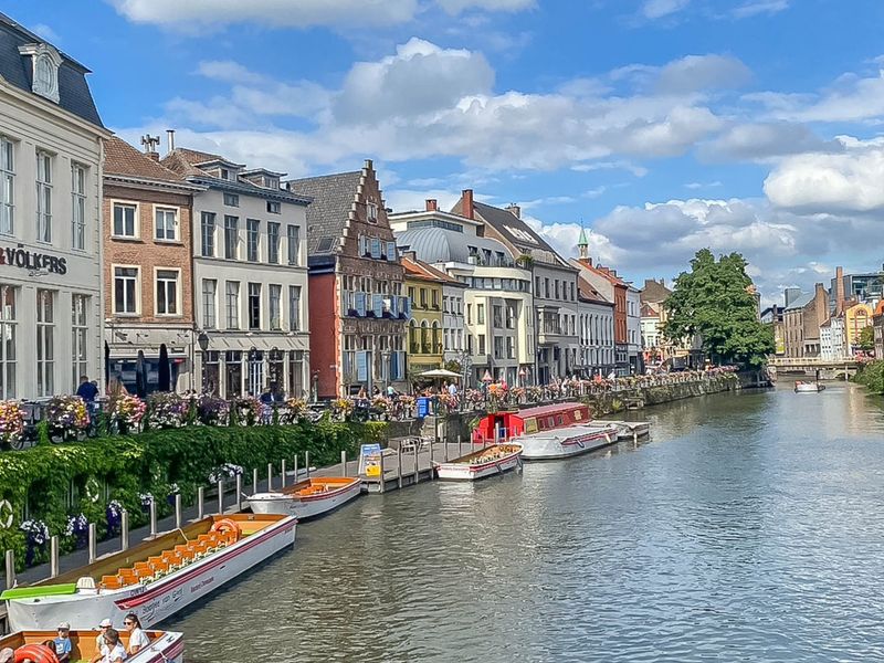 The Colorful Canals of Ghent, Belgium